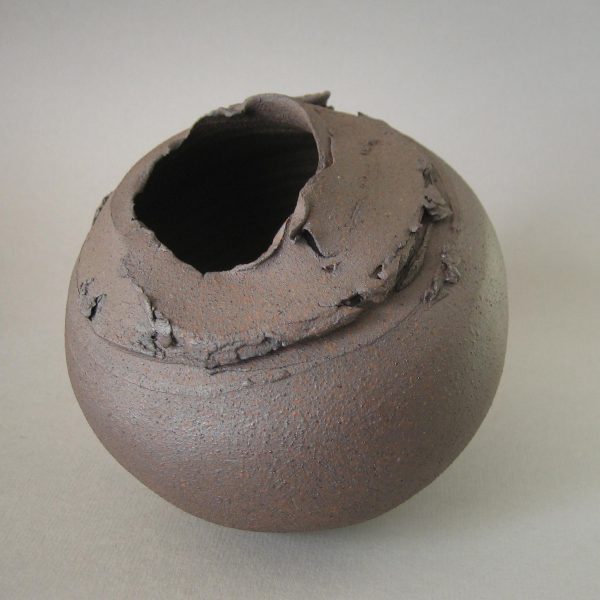 Elaine Bolt, 'Torn Terracotta' vessel