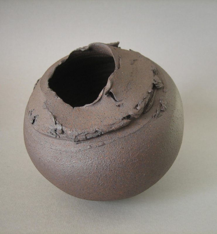 Elaine Bolt, 'Torn Terracotta' vessel