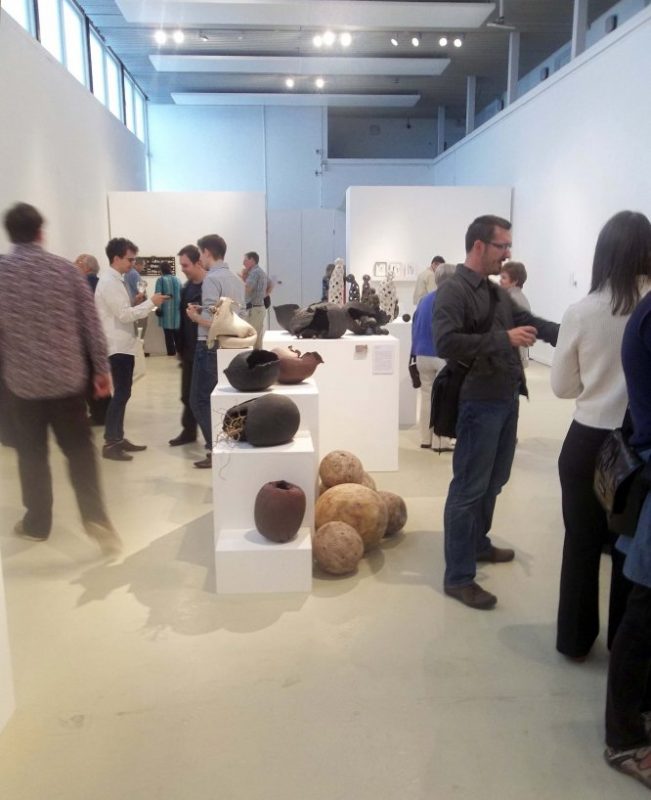 MAde 2012 private view in the James Hockey Gallery, UCA Farnham