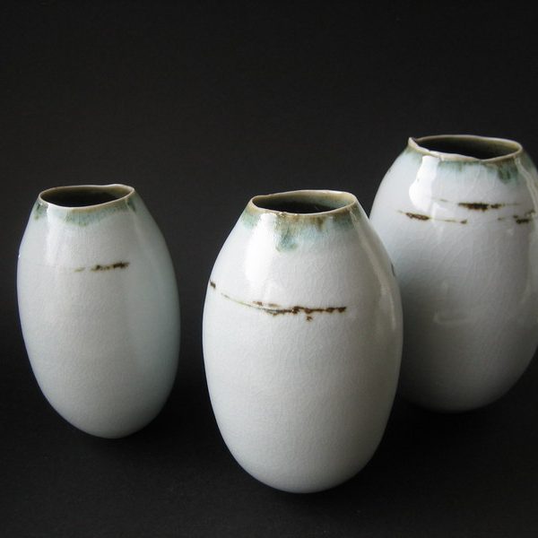 Elaine Bolt, 'Dwelling' vessels - group of three