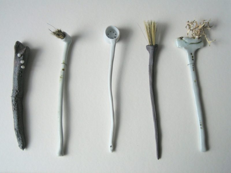 Elaine Bolt ceramics 'Curious Utensils'