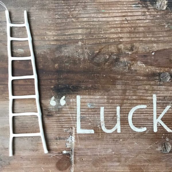 Lucky porcelain ladder