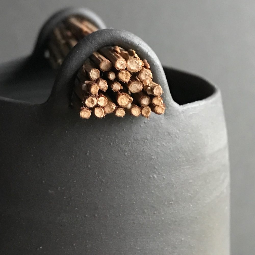 Elaine Sheppard Bolt Flint Willow vessel