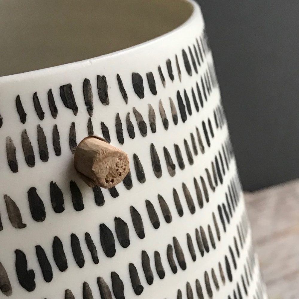 Elaine Sheppard Bolt - Weft vessel detail