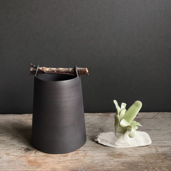 Elaine Sheppard Bolt flint beech vessel