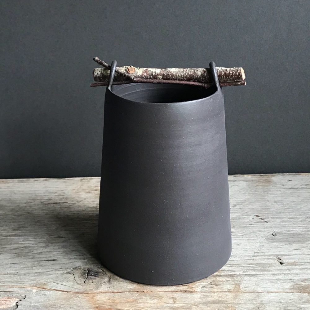 Elaine Sheppard Bolt flint beech vessel