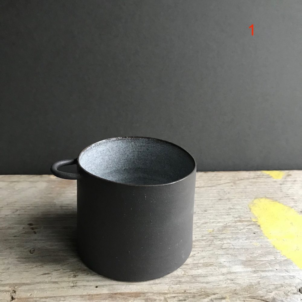 Espresso Macchiato flint black cups - Image 3