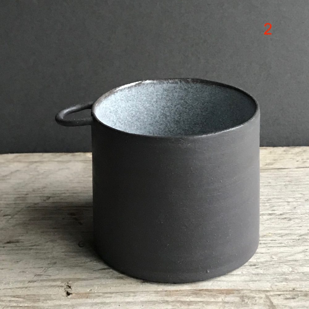 Espresso Macchiato flint black cups - Image 4