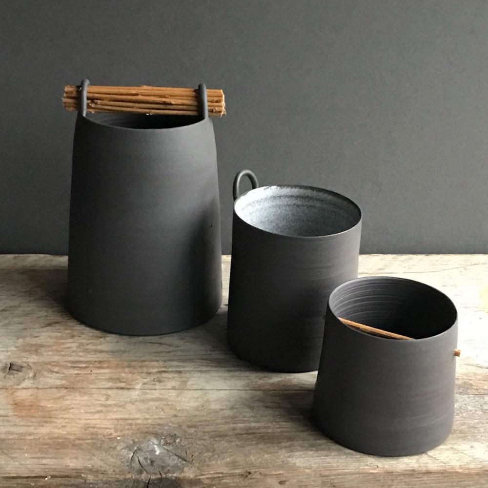 Willow bar flint black vessel - Image 2