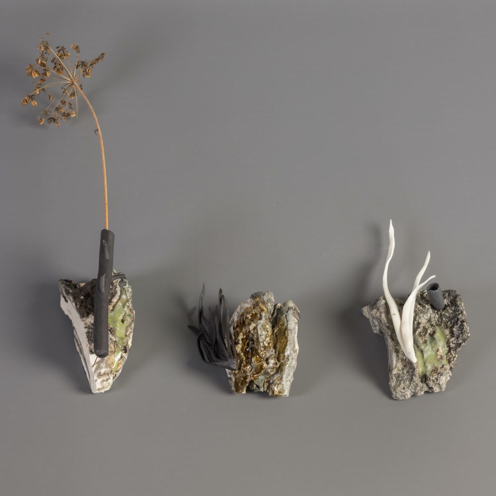 Porcelain wall sculptures by Elaine Sheppard Bolt, photography by Catherine Benson