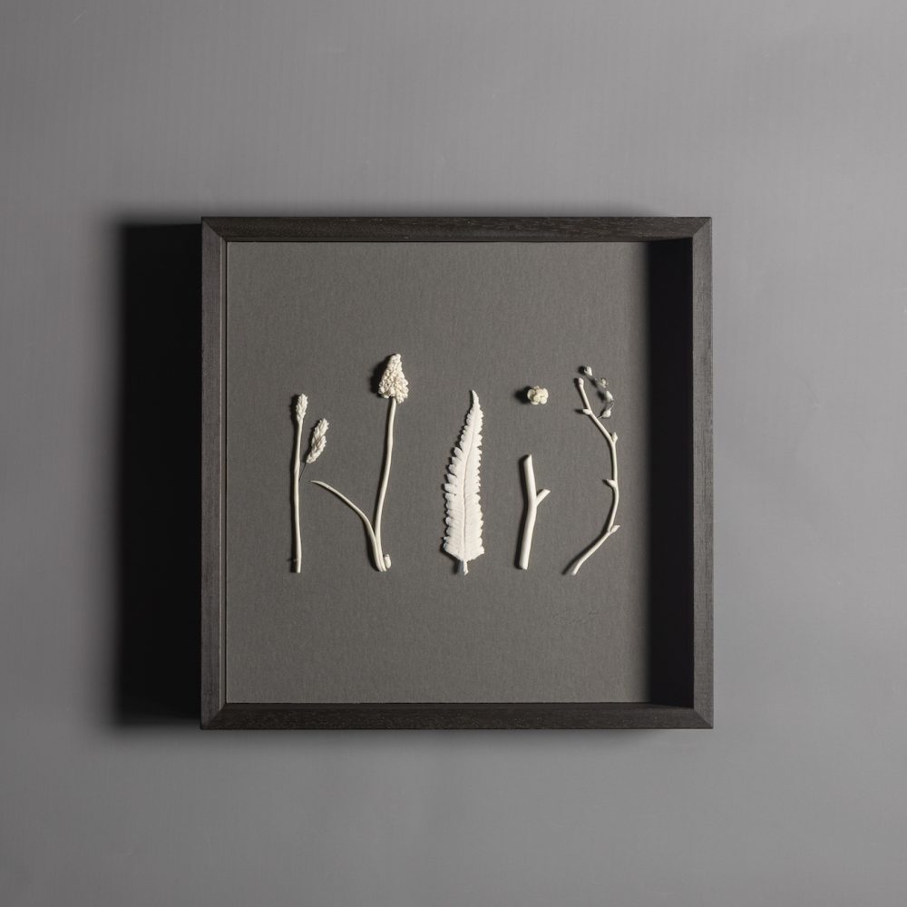 Elaine Sheppard Bolt wall piece 'White Muscari'